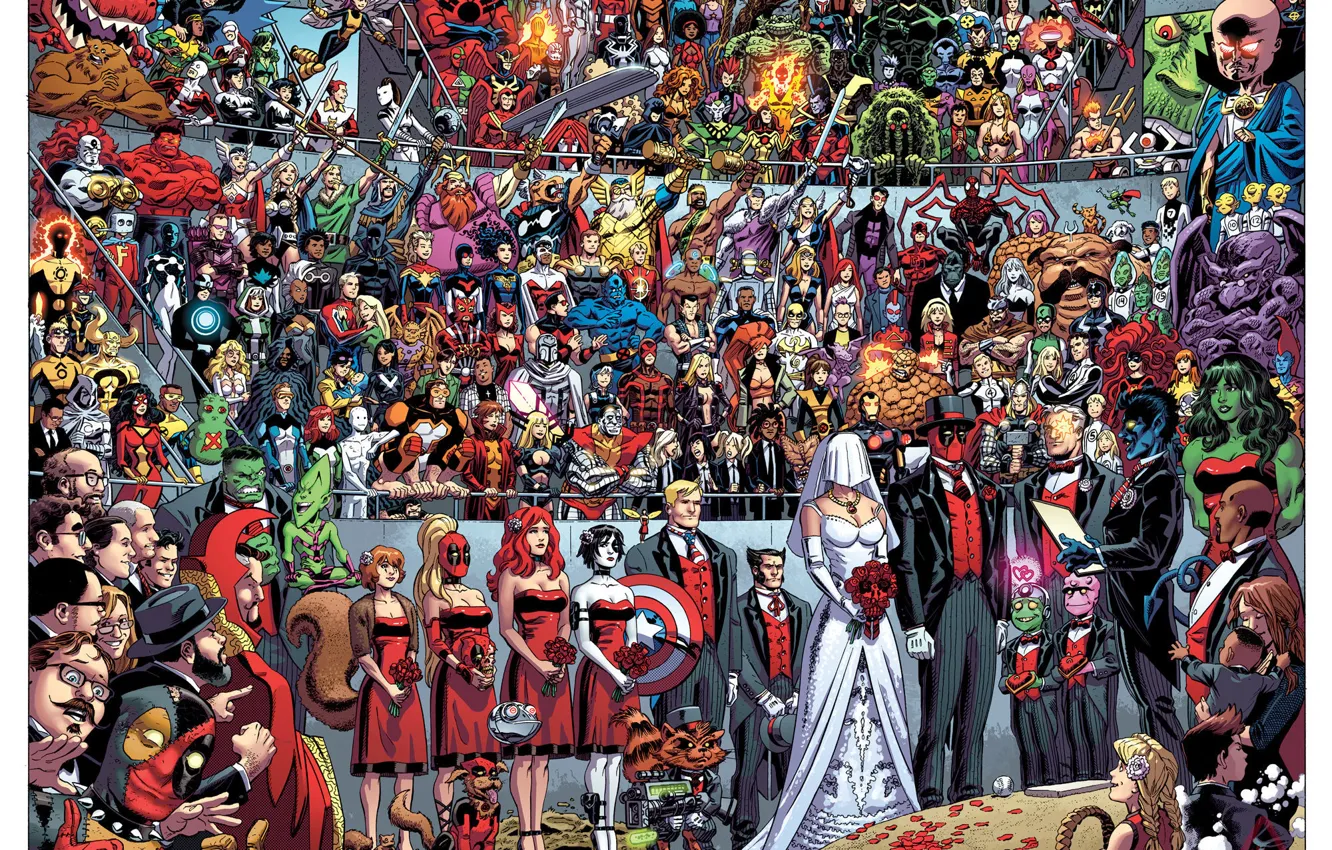 Фото обои Deadpool, Marvel, Дэдпул