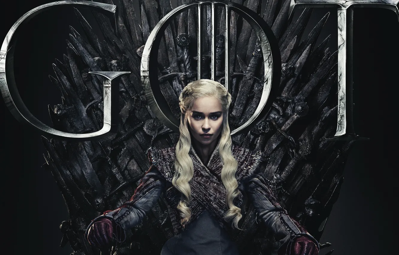 Фото обои Game of Thrones, Игра престолов, Daenerys Targaryen, 8 сезон, Season 8