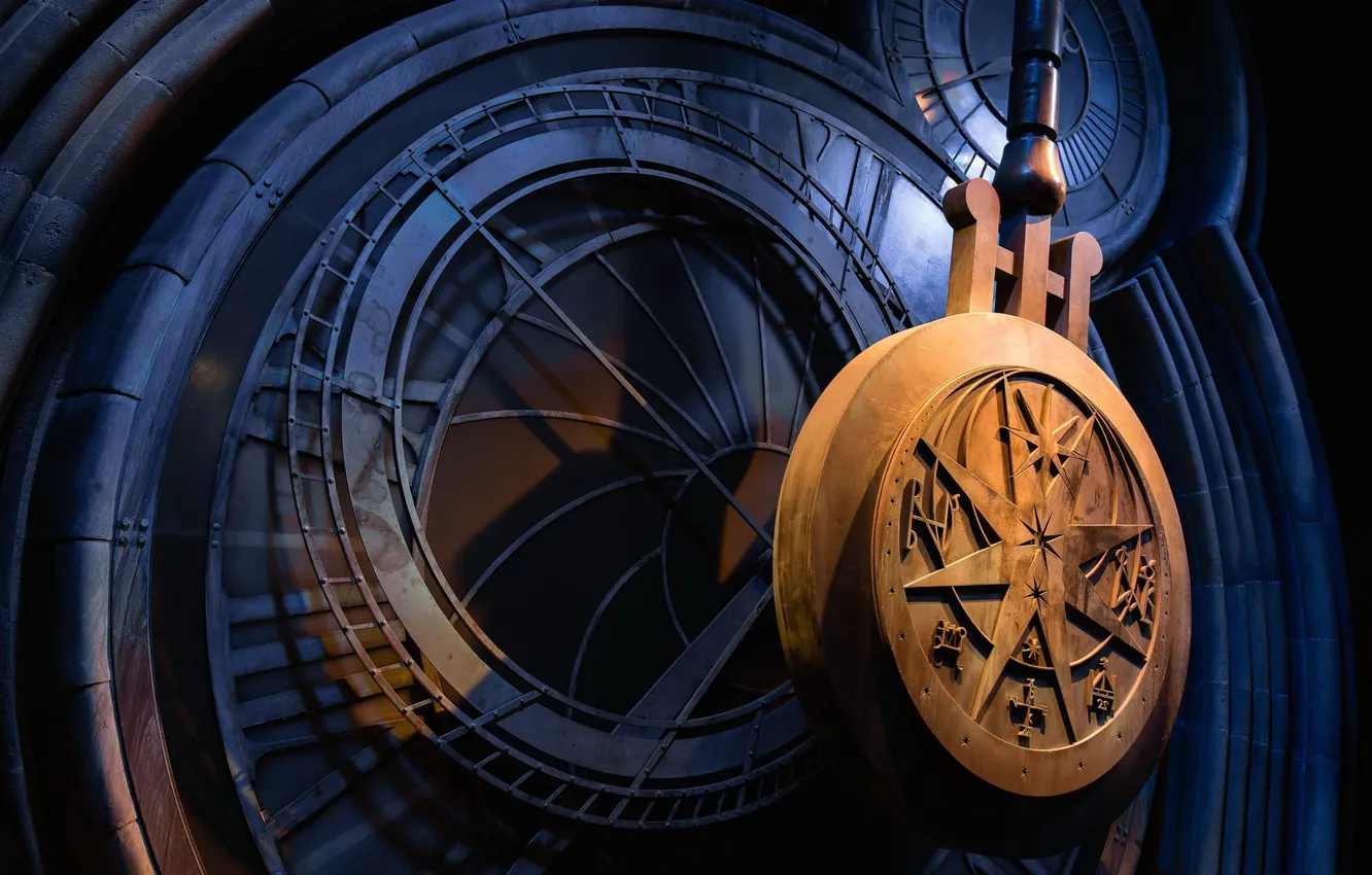 Фото обои England, Watford, Astrological Clock, Leavesden Green