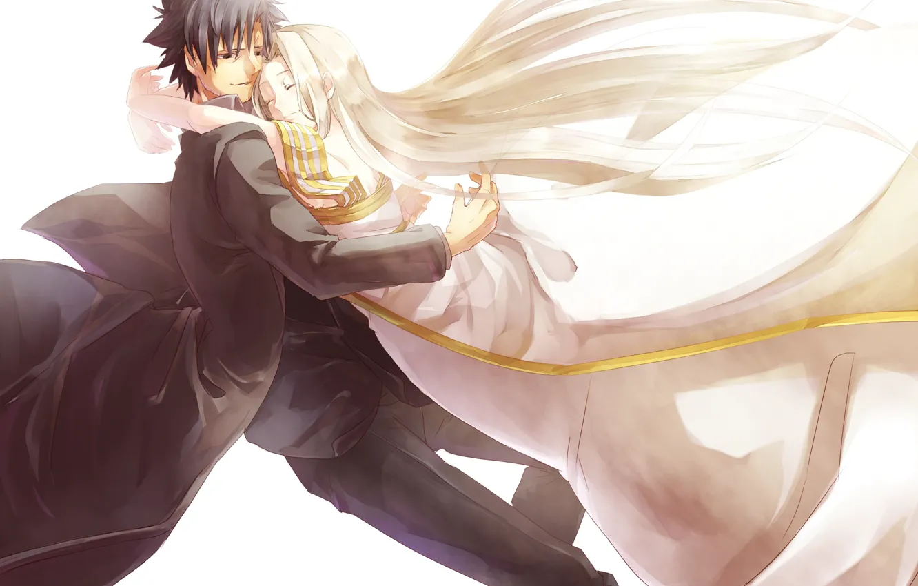 Фото обои романтика, арт, двое, Fate/ZeRo, Судьба начало