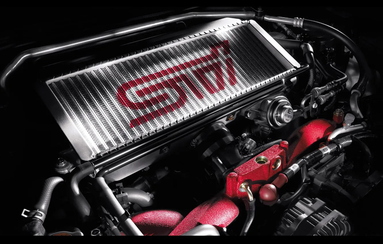 Фото обои Subaru, Двигатель, субару, wrx.sti