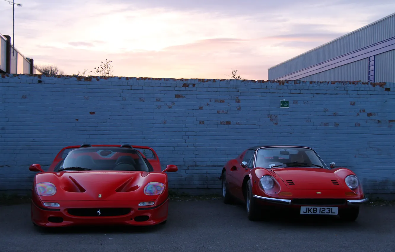 Фото обои Red, F50, Dino