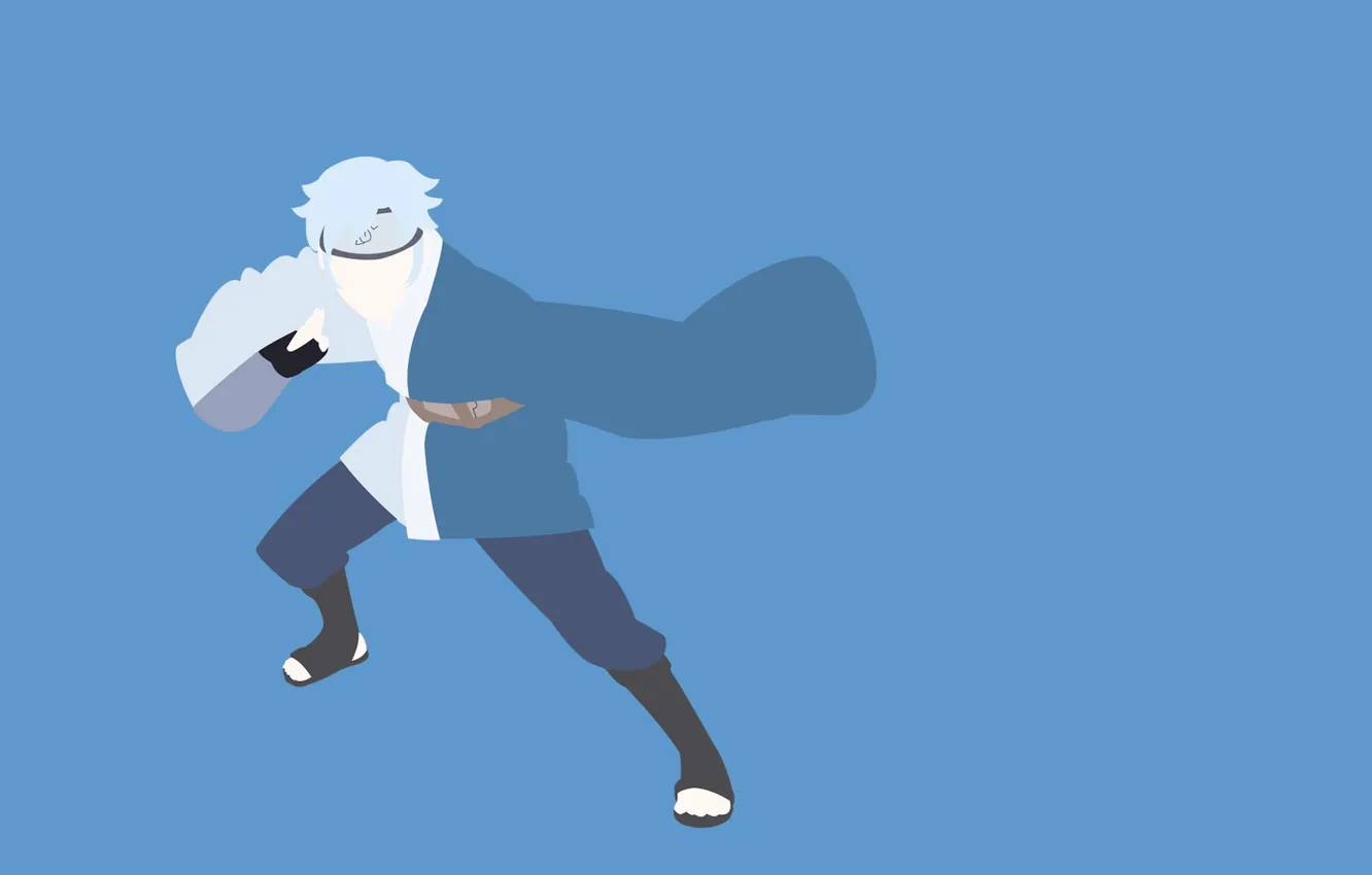 Фото обои game, minimalism, anime, ninja, asian, manga, shinobi, japanese
