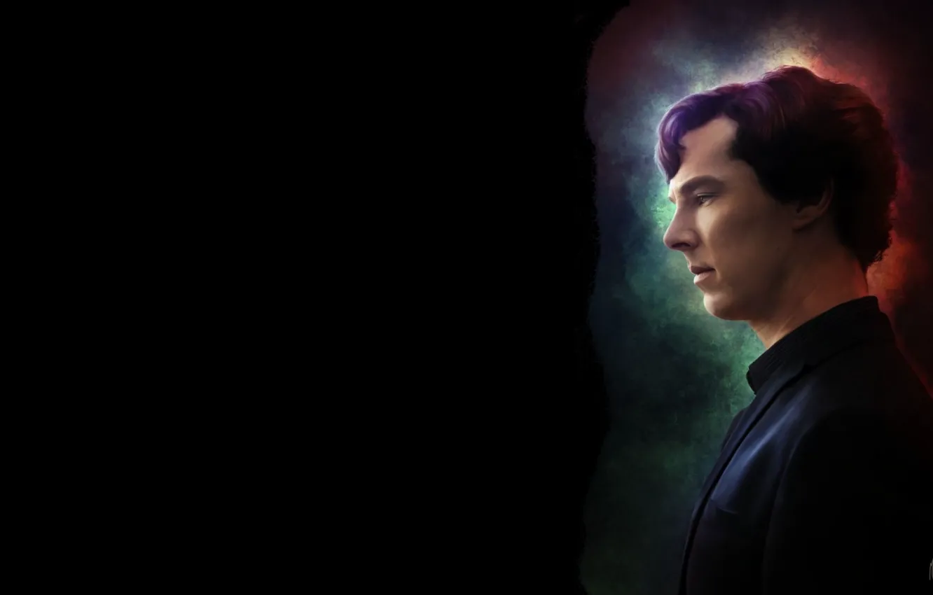 Фото обои туманность, Шерлок Холмс, Бенедикт Камбербэтч, Benedict Cumberbatch, Sherlock BBC, Sherlock Holmes, Sherlock (сериал)