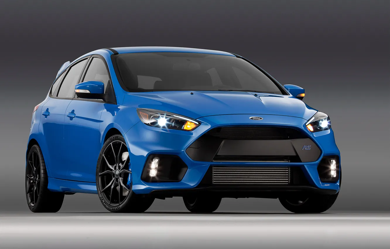 Фото обои синий, Ford, фокус, Focus, форд, US-spec, 2015