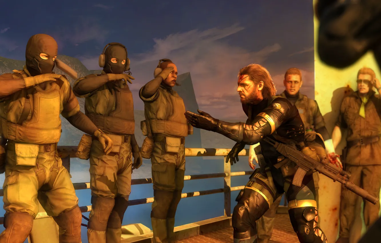 Фото обои солдаты, Snake, Metal Gear Solid, Jack, Naked Snake, Big Boss, Metal Gear Solid V: Ground …