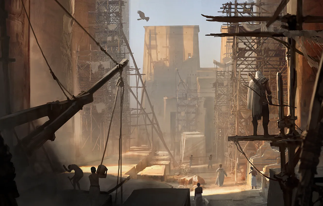 Фото обои Egypt, Ubisoft, Game, TheVideoGamegallery.com, Assassin's Creed: Origins