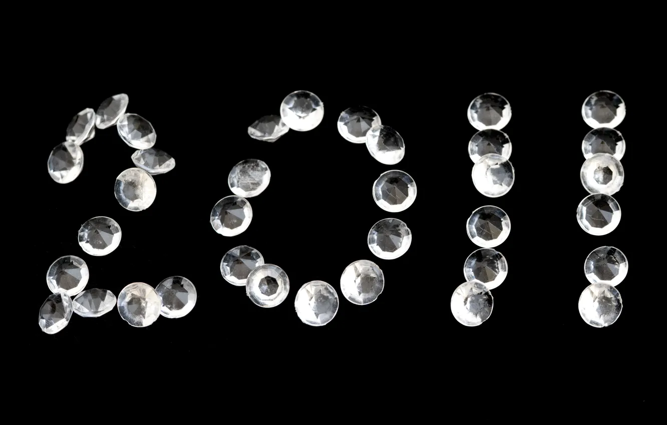 Фото обои праздник, обои, новый год, алмаз, изумруд, драгоценность, 2011 год