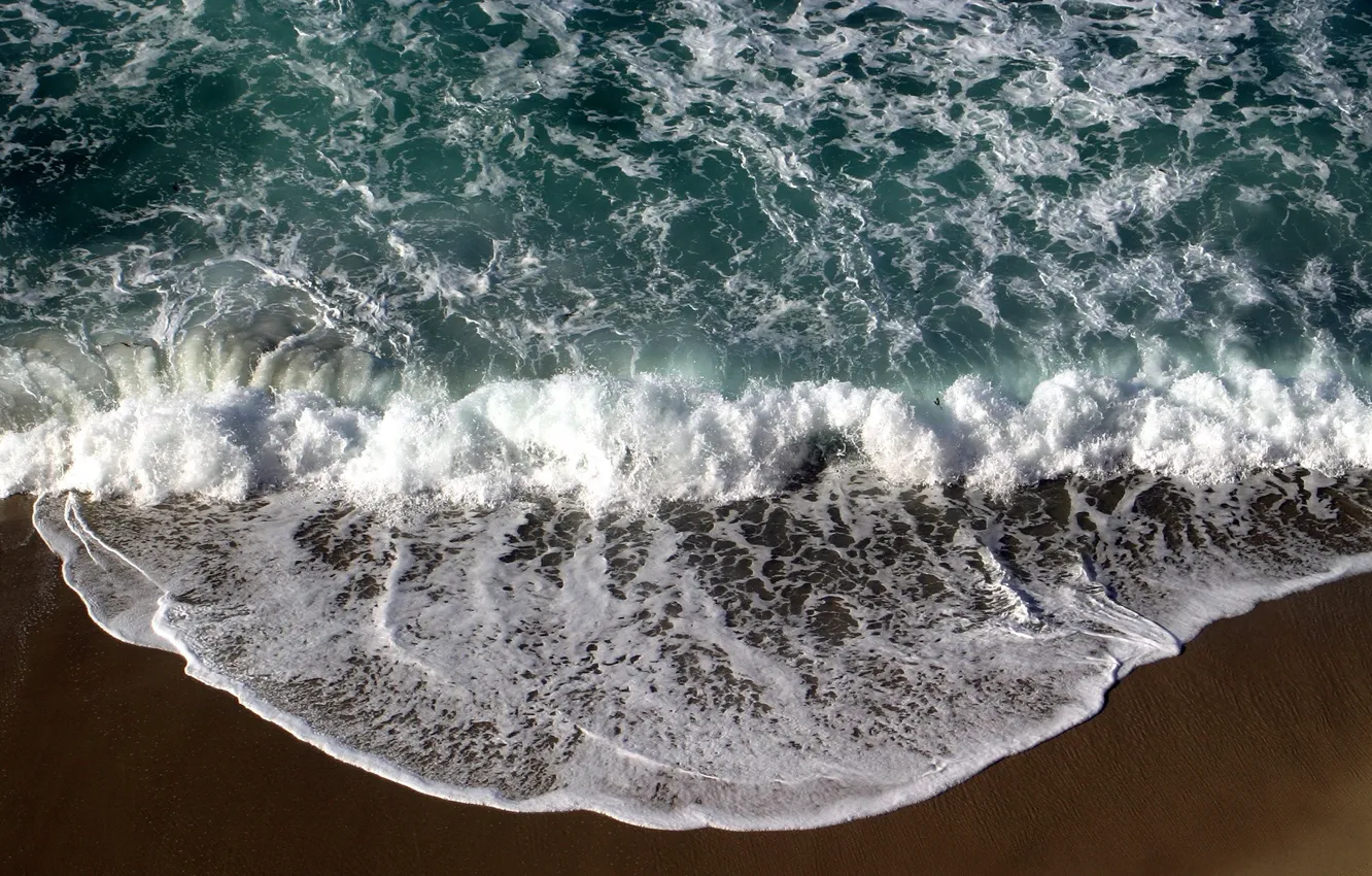 Фото обои песок, море, пейзаж