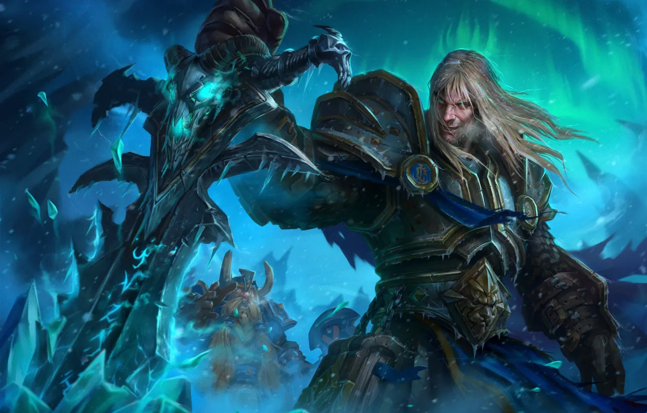 Фото обои Игра, WOW, Stormrage, Lich King, Fantasy, Warcraft, Blizzard, Art
