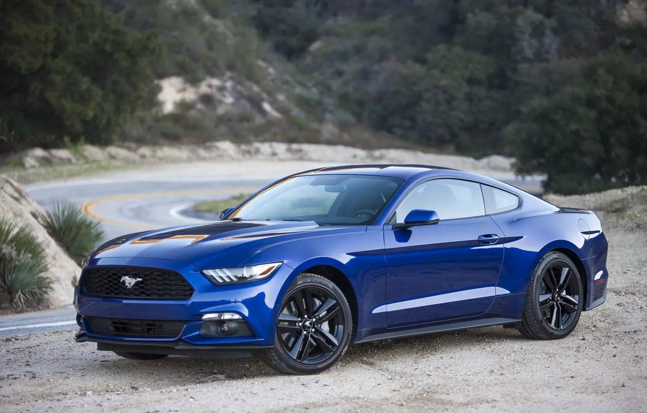 Фото обои Mustang, Ford, 2015, EcoBoost