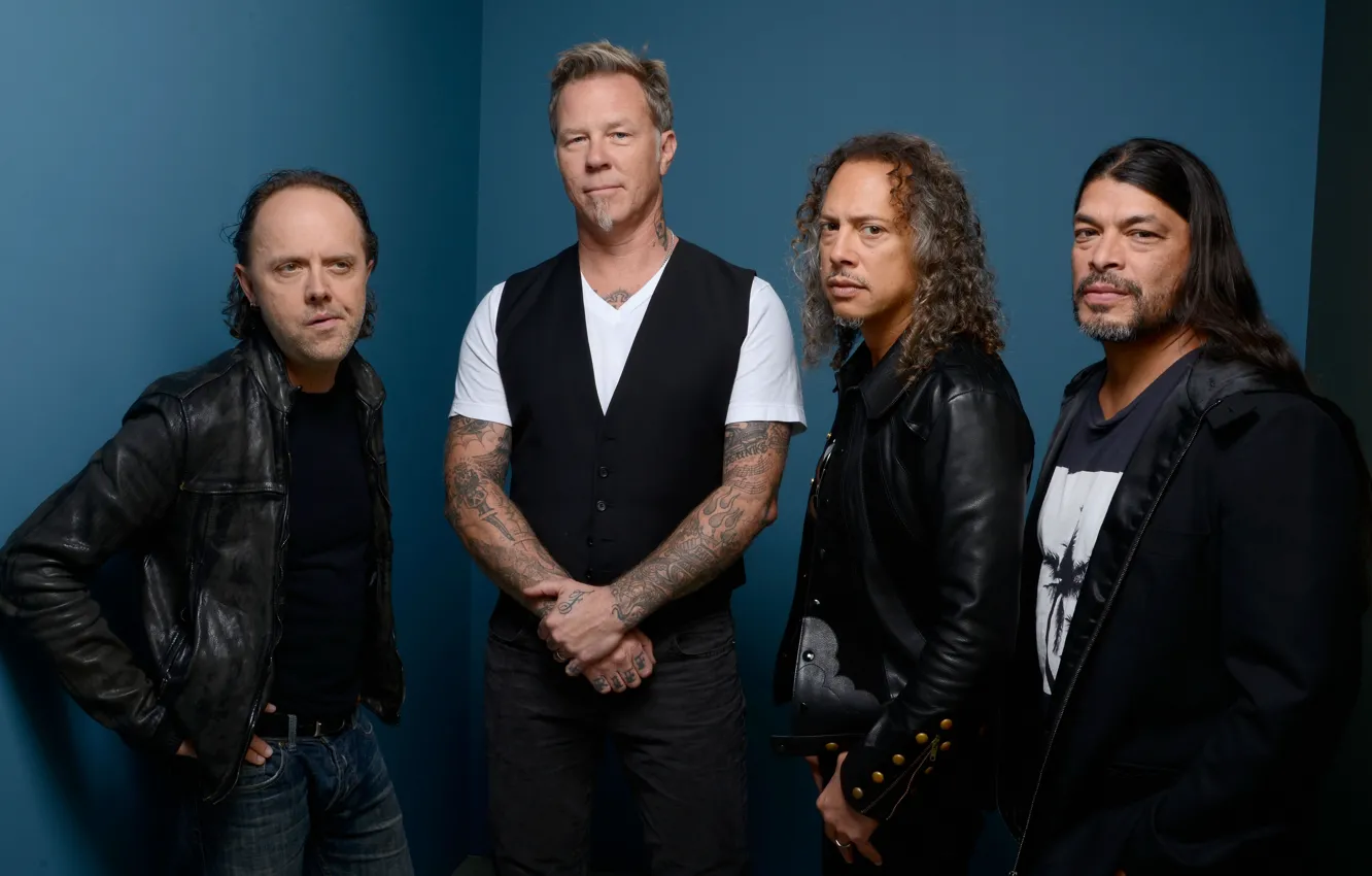 Фото обои Metallica, James Hetfield, Robert Trujillo, Джеймс Хетфилд, Kirk Hammett, Роберт Трухильо, Кирк Хэммет, Lars Ulrich