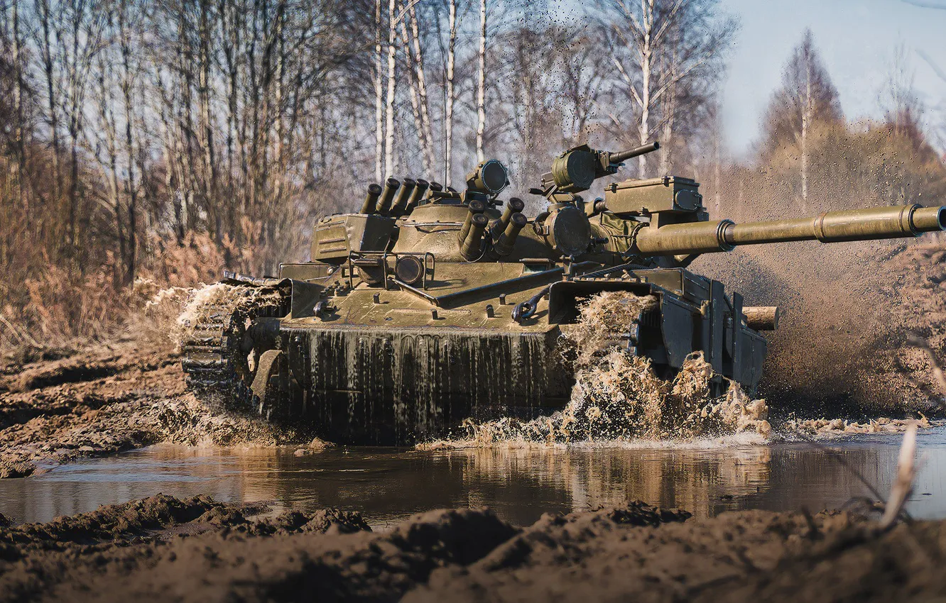 Фото обои СССР, Т-100 ЛТ, Опытный лёгкий танк