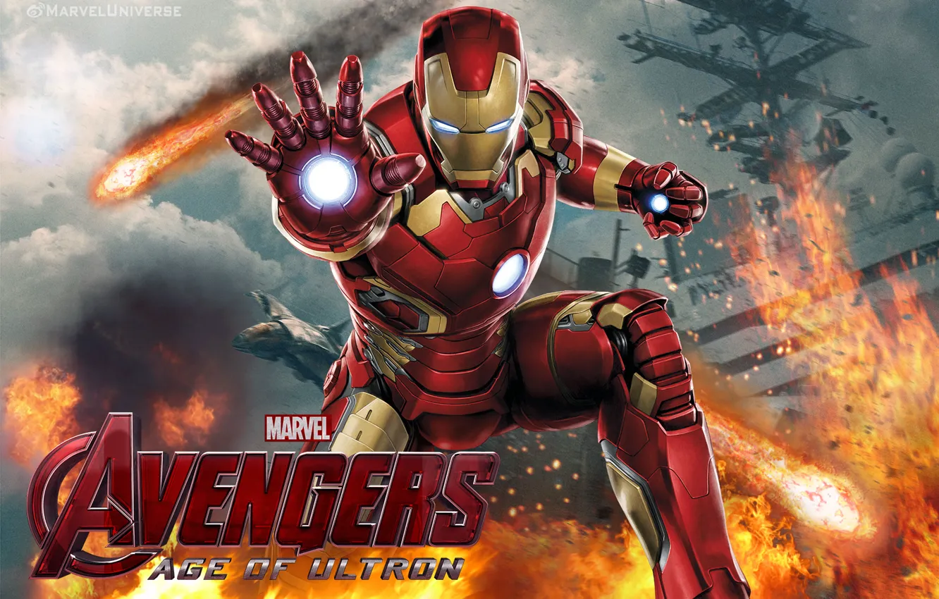 Фото обои Iron Man, Tony Stark, Avengers: Age of Ultron, Мстители: Эра Альтрона