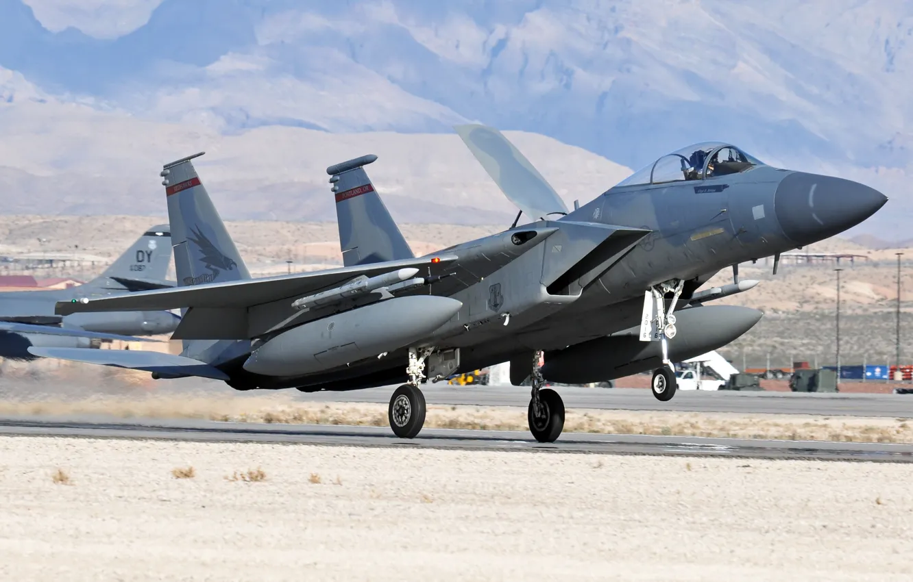 Фото обои истребитель, четвёртого поколения, McDonnell Douglas, F-15C