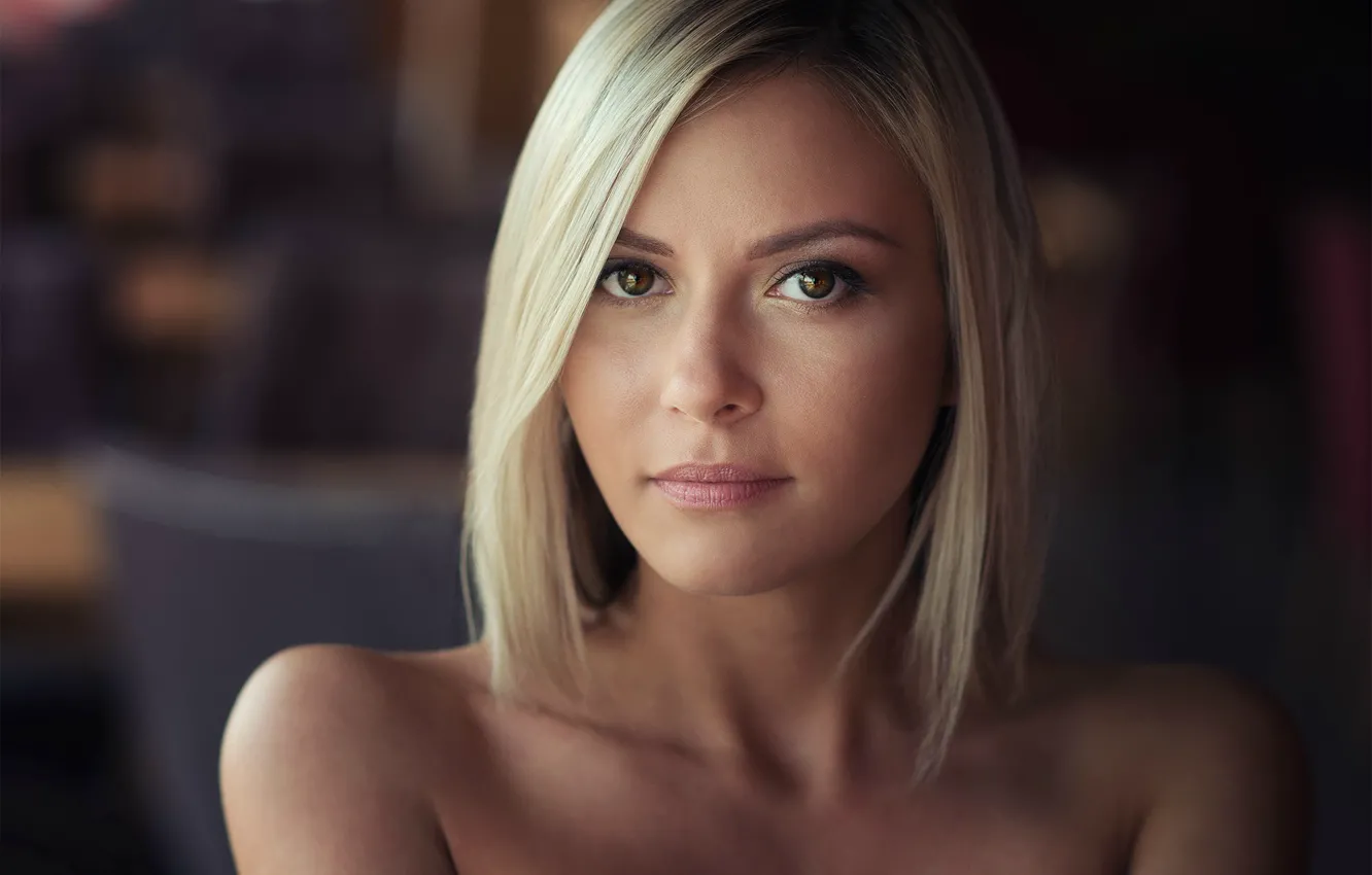 Фото обои взгляд, портрет, губки, Елизавета