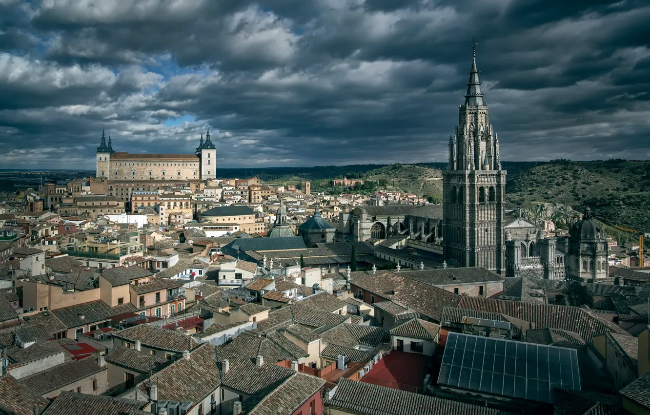 Фото обои город, архитектура, Toledo
