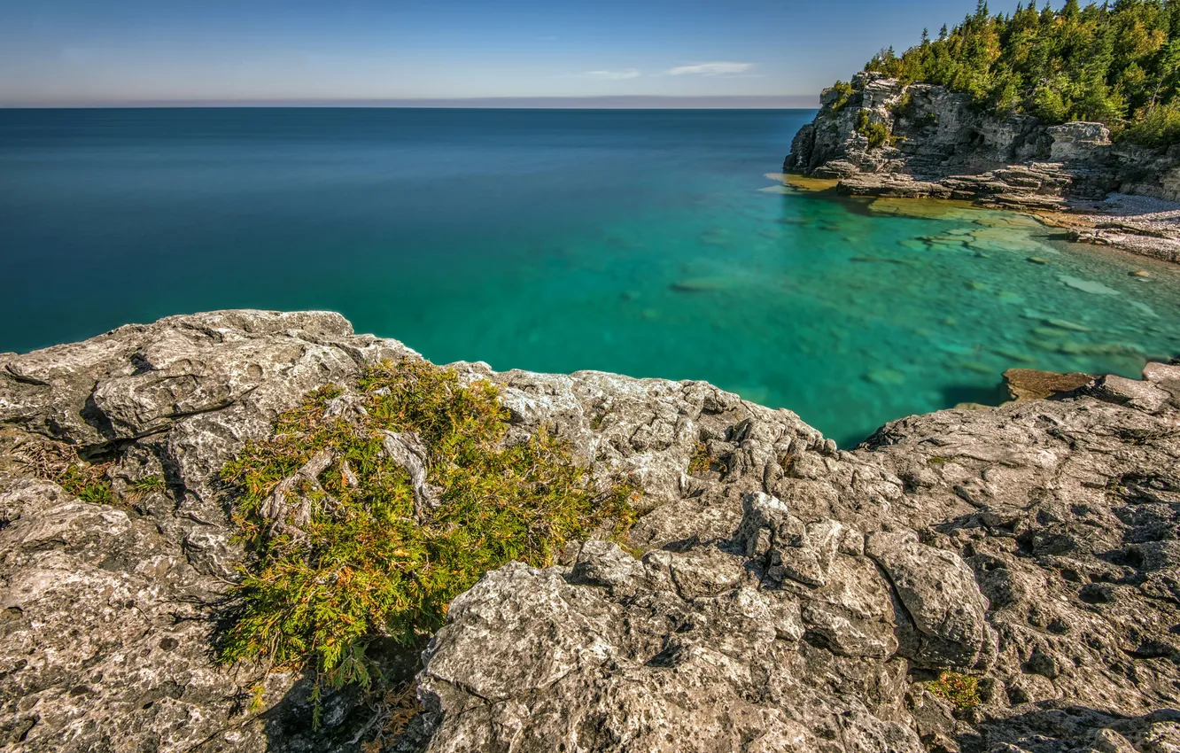 Фото обои море, пляж, лето, вода, скалы