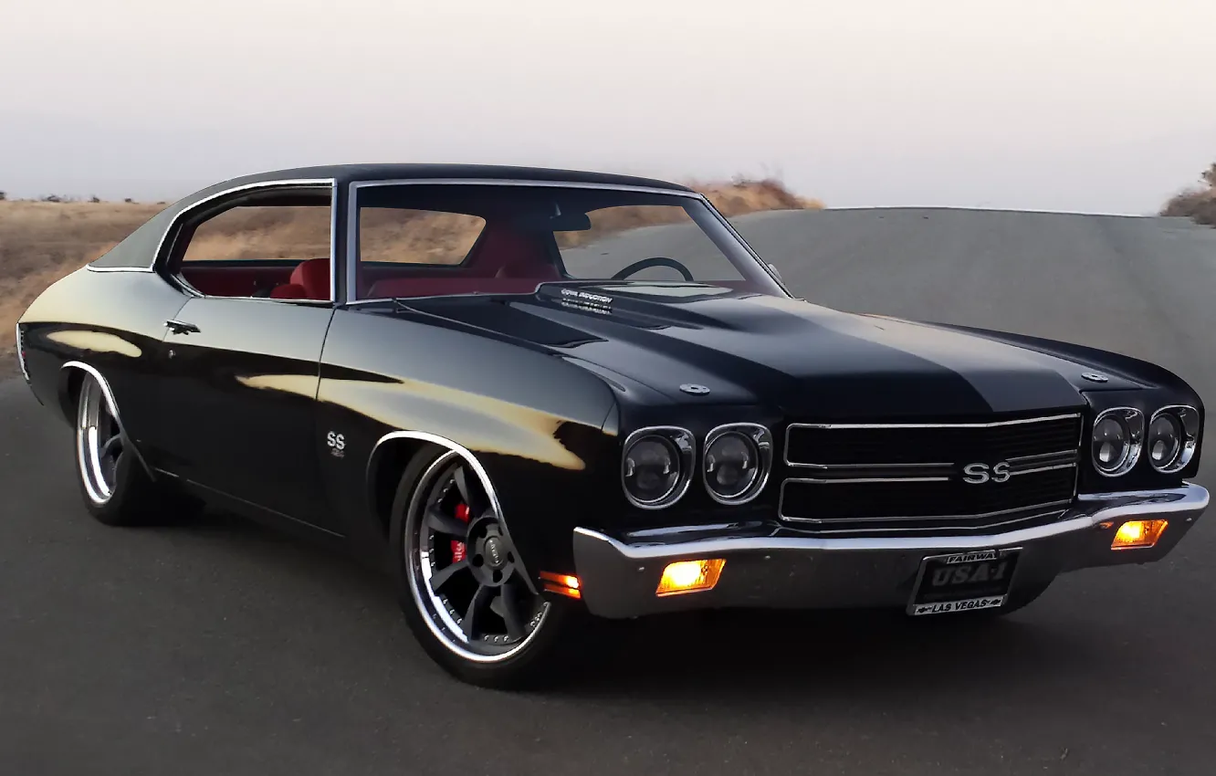 Фото обои Black, Chevelle, Wheels, Laguna