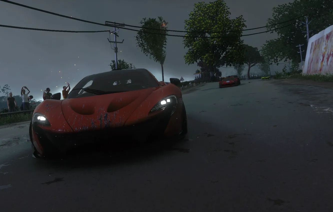 Фото обои Rain, Mclaren, Evolution Studios, DRIVECLUB