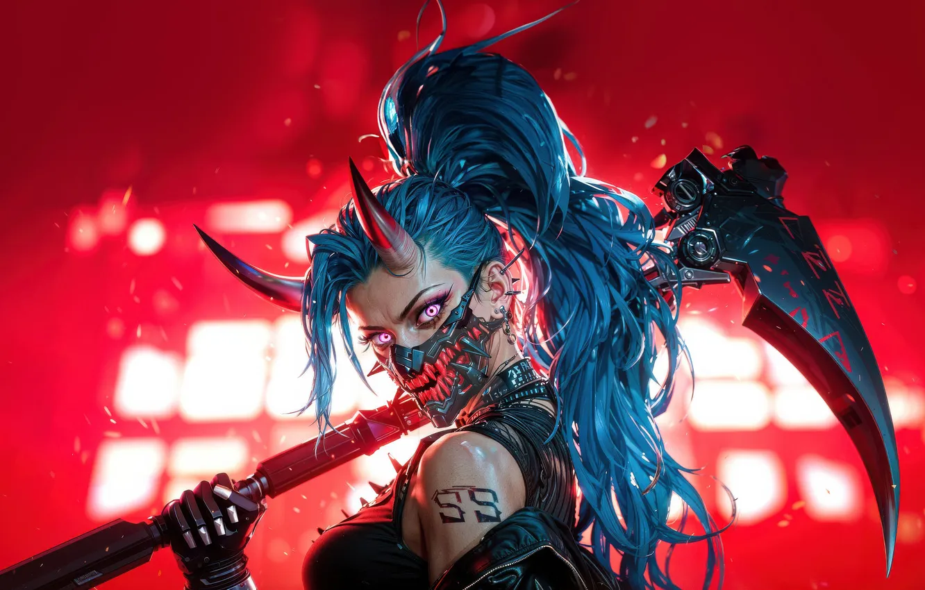 Фото обои demon, queen, vengeance