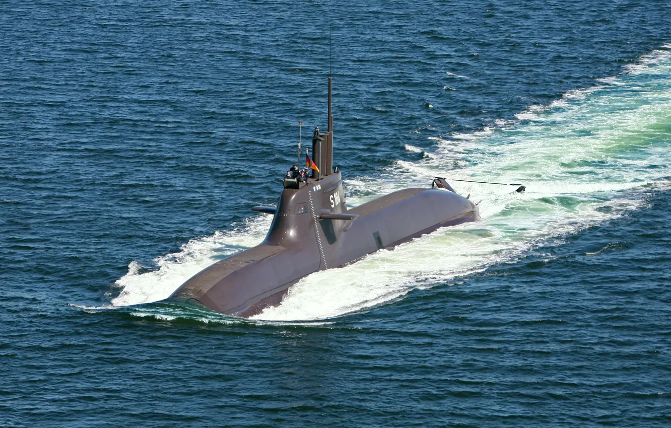 Фото обои ВМС Германии, U-34, дизельная подводная лодка, S 184