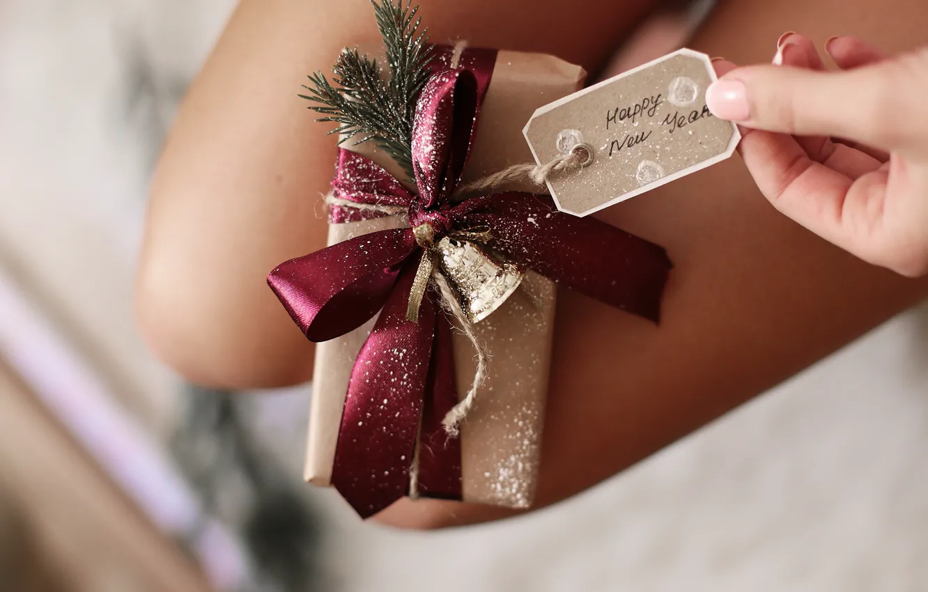 Фото обои елка, Новый Год, Рождество, merry christmas, gift, decoration, xmas