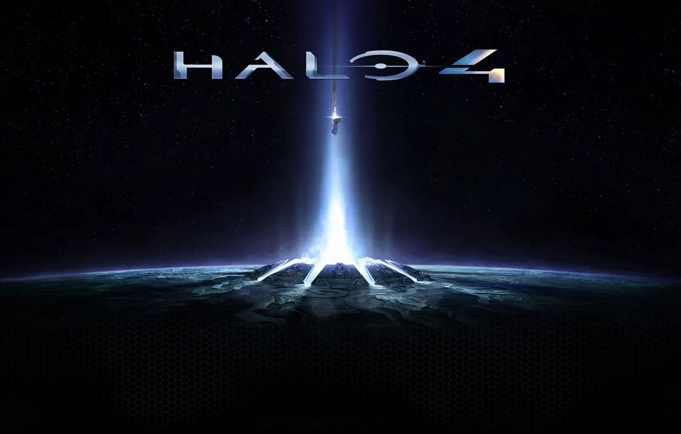 Фото обои космос, звезды, shooter, Halo 4