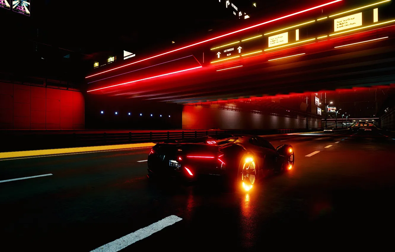 Фото обои night city, Cyberpunk 2077, киберпанк 2077, cdprojekt red