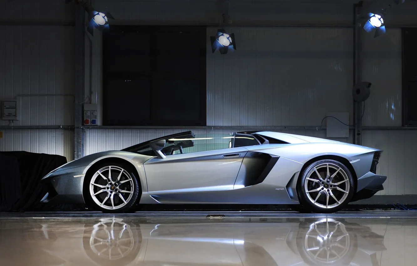 Фото обои Roadster, Lamborghini, Aventador