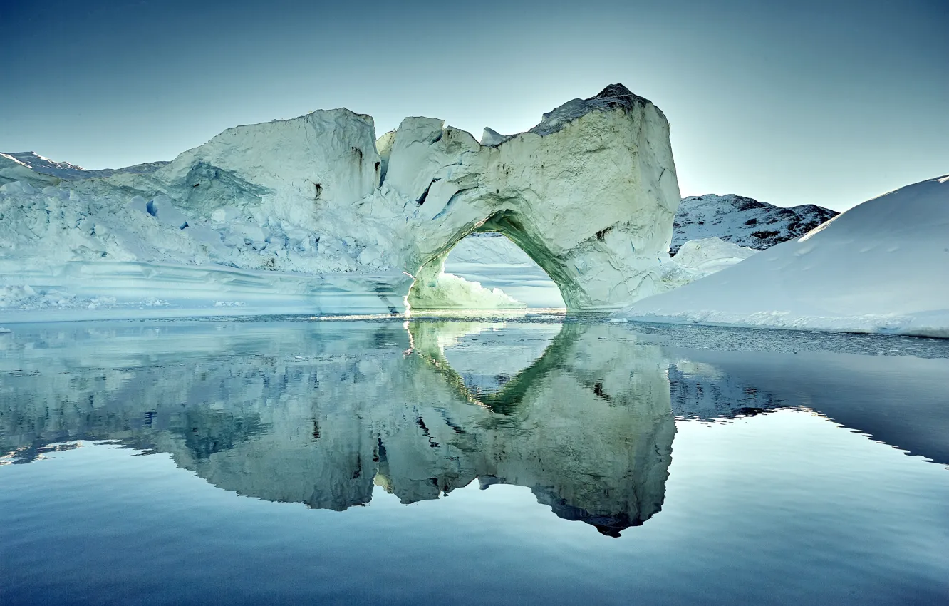 Фото обои ice, water, cold, glacier