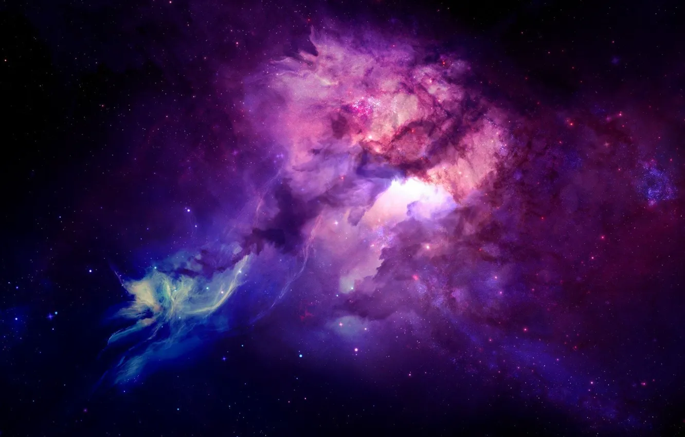 Фото обои colors, space, Nebula, stars, cosmos, galaxy