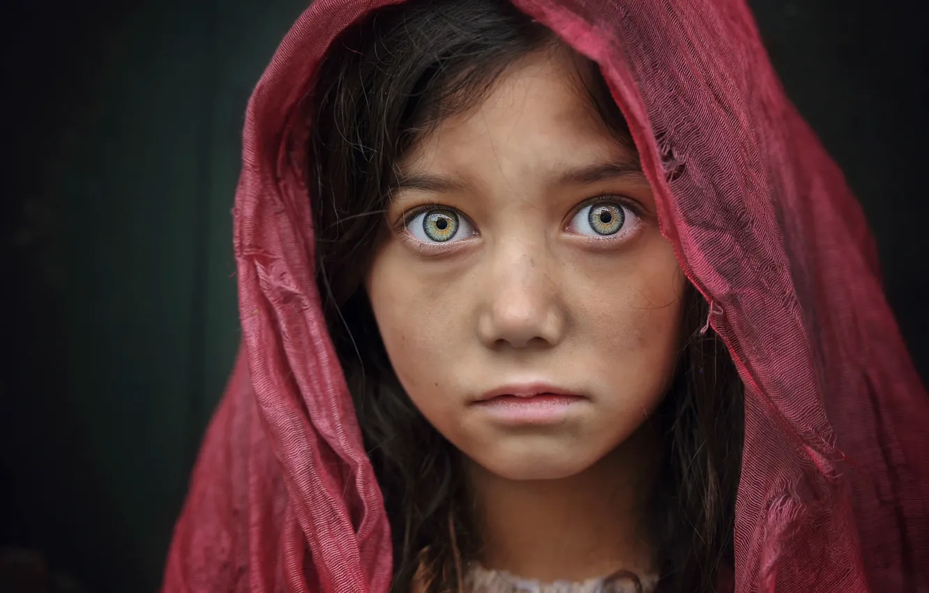 Фото обои взгляд, портрет, девочка, soul