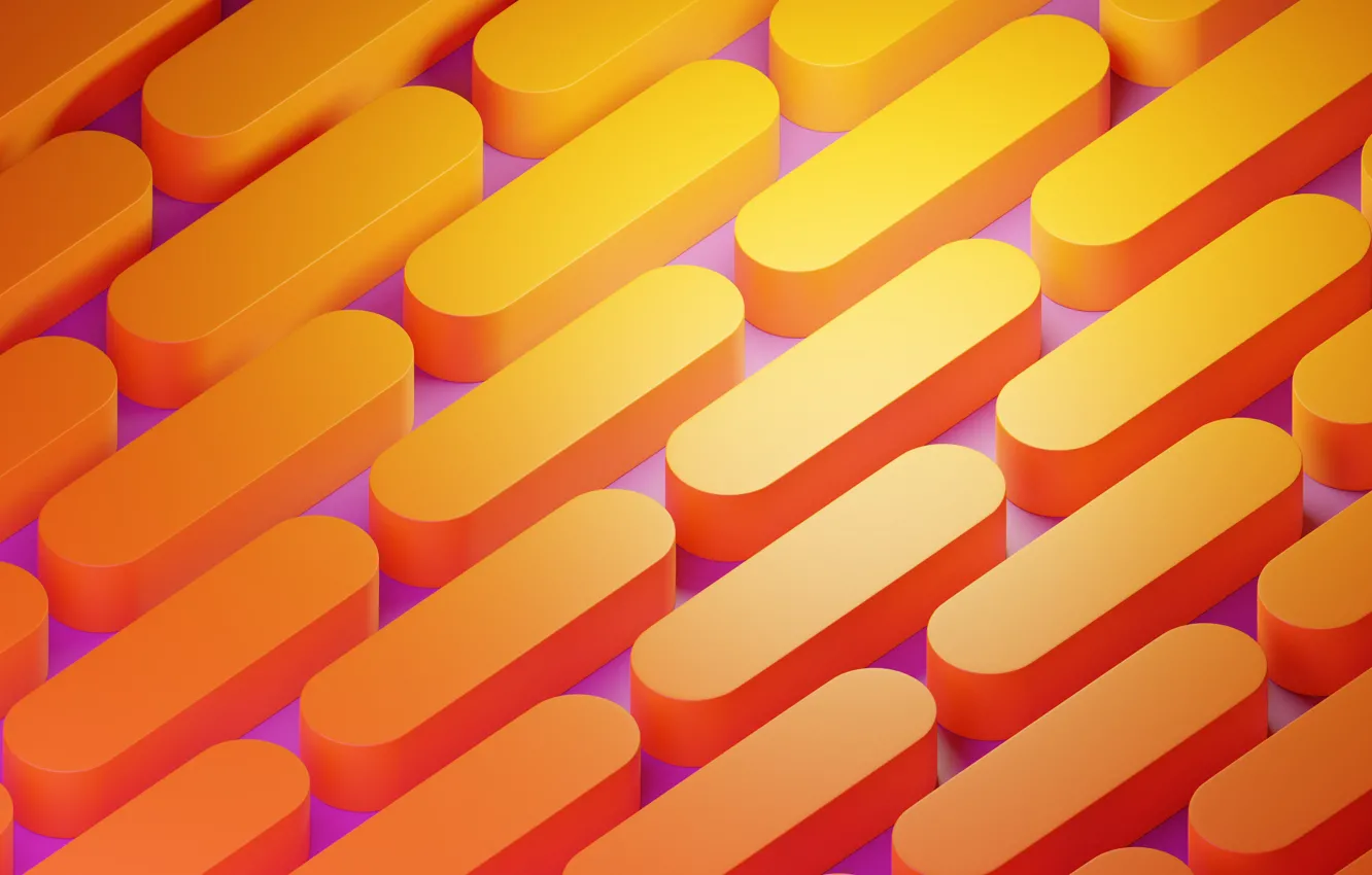 Фото обои Orange, Linux, Wallpapers, RedHat 9, Extrusions