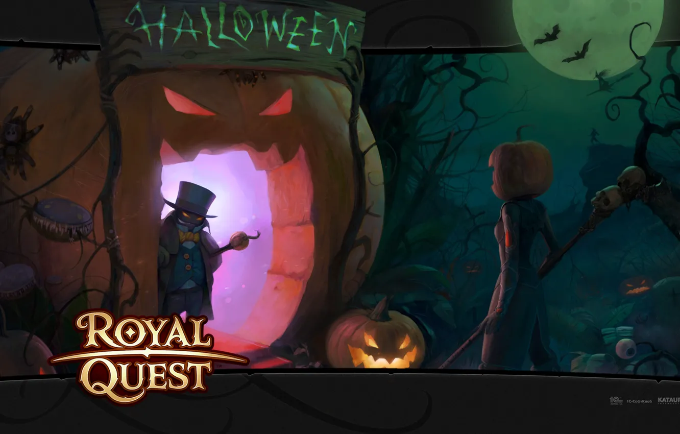 Фото обои Хэллоуин, halloween, Royal Quest, Katauri Interactive