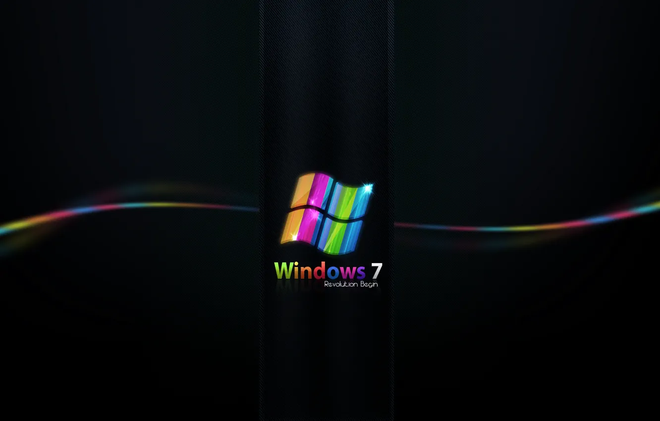 Фото обои цвет, Windows, seven, семь