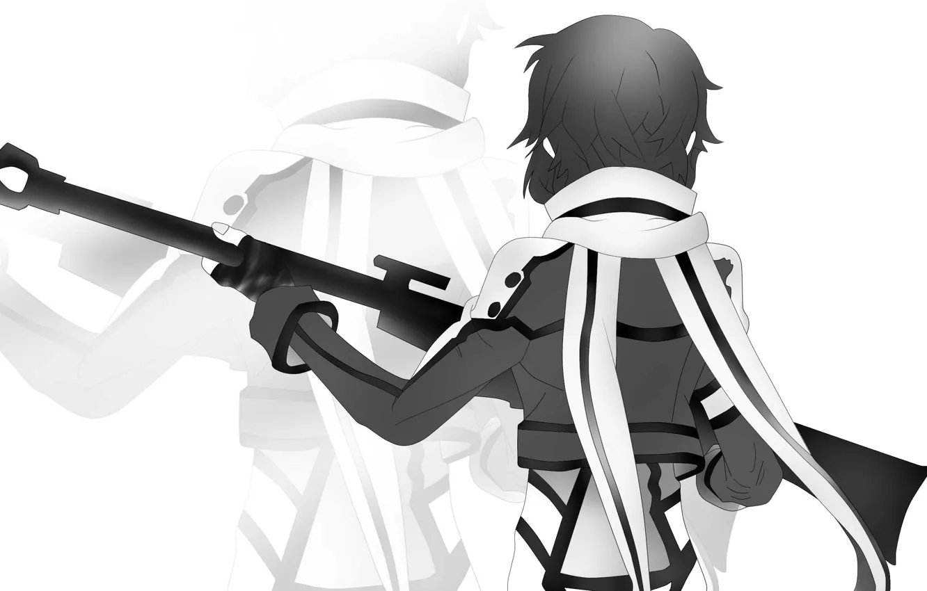 Фото обои Мастера меча онлайн, Sword Art Online, Sinon, Синон
