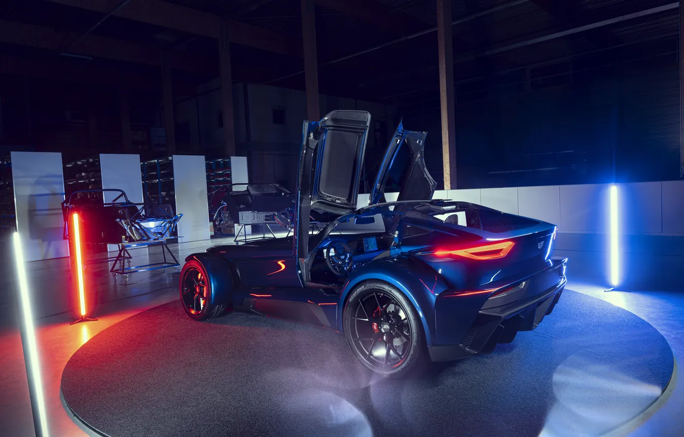 Фото обои car, lights, Donkervoort, Donkervoort F22