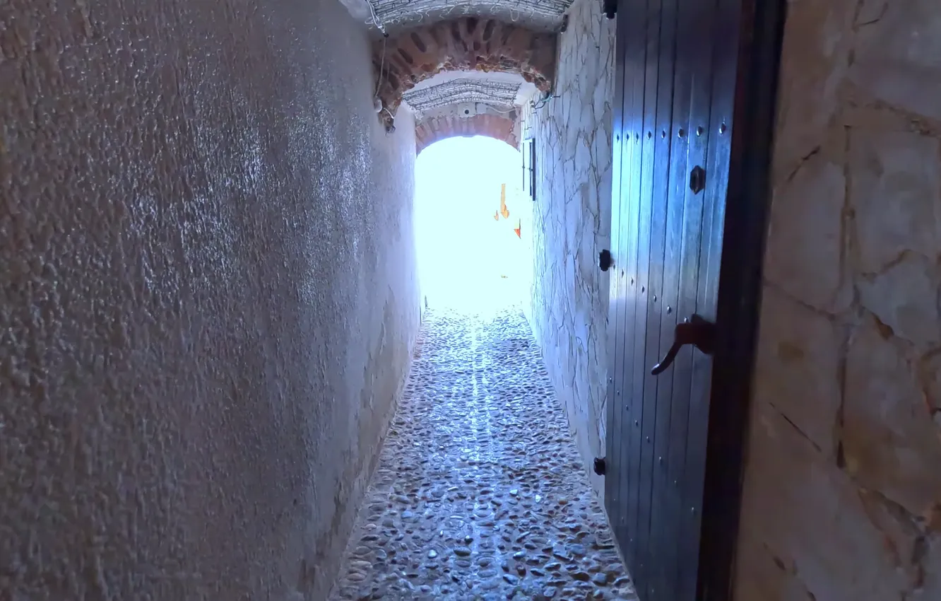 Фото обои Italy, tunnel, Scilla, hole, Calabria
