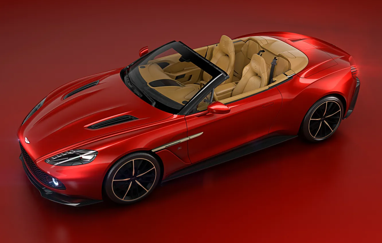 Фото обои машина, фон, Aston Martin, красный цвет