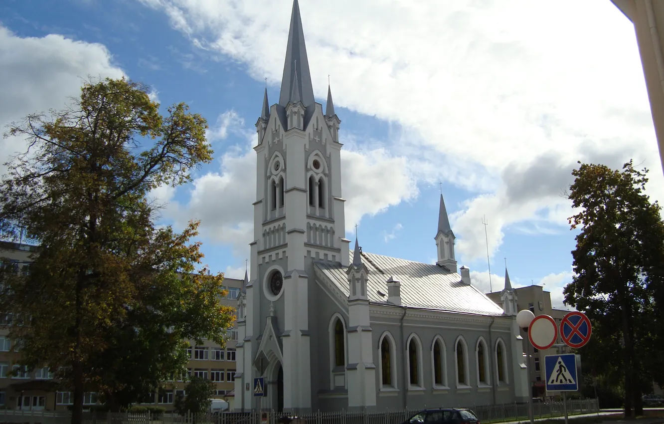 Фото обои Беларусь, гродно, кирха