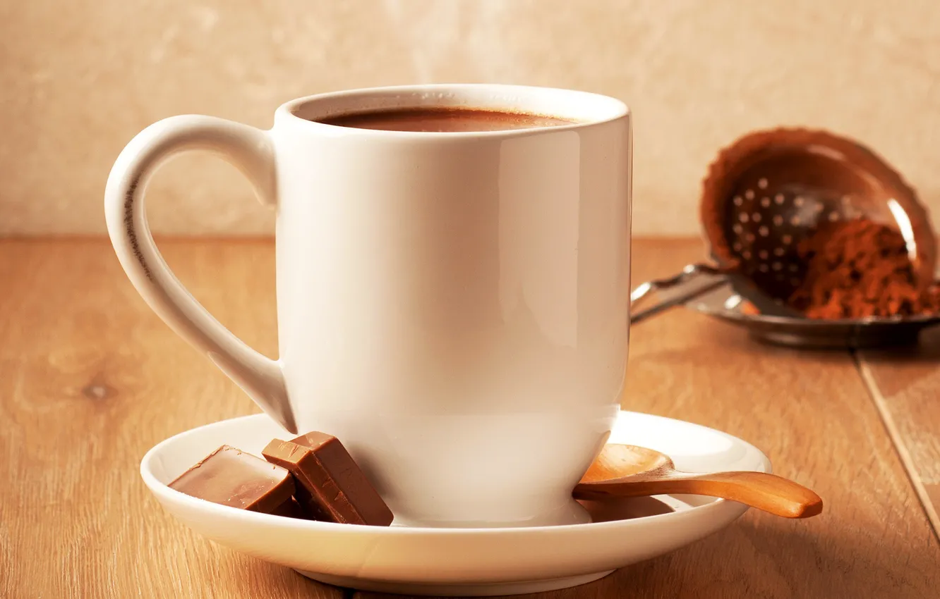 Фото обои кофе, шоколад, чашка