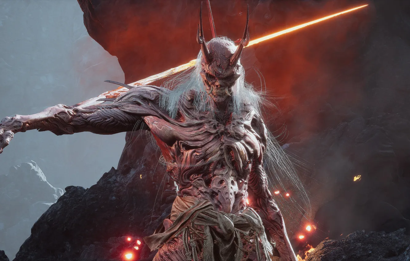 Фото обои PC gaming, Game Science, Wukong, video games, digital art, Black Myth