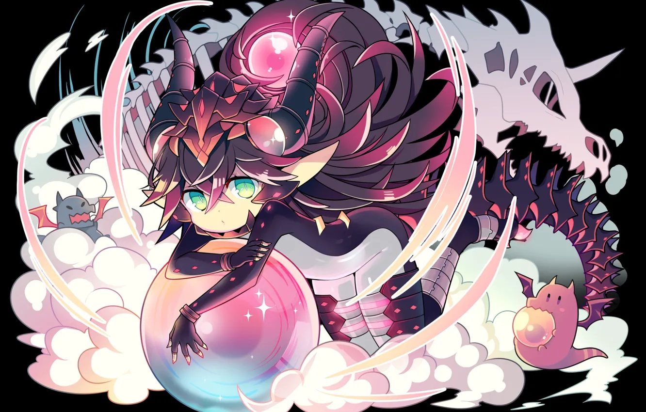 Фото обои скелет, рога, Сущесово