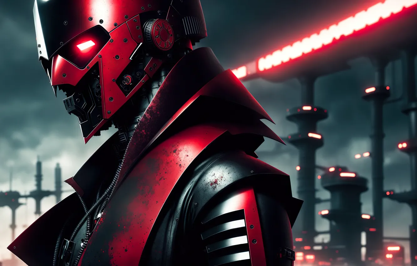 Фото обои fantasy, art, Future, digital art, futuristic, Cyberpunk, Stable Diffusion, Neuronet