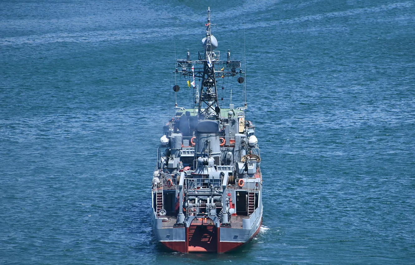 Фото обои морской, тральщик, Иван Голубец