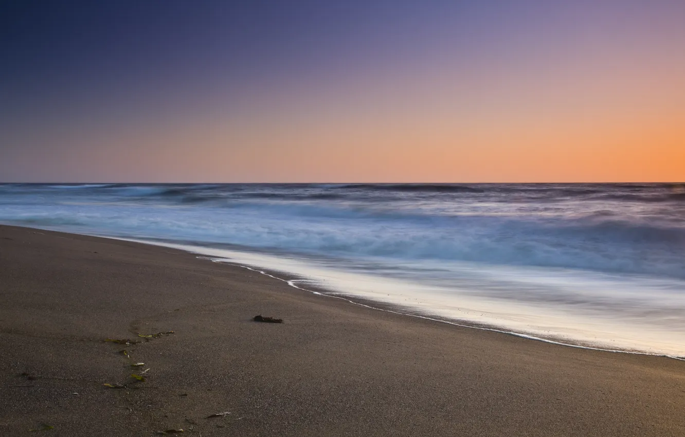 Фото обои песок, море, пляж, небо, вода, фото, океан, берег