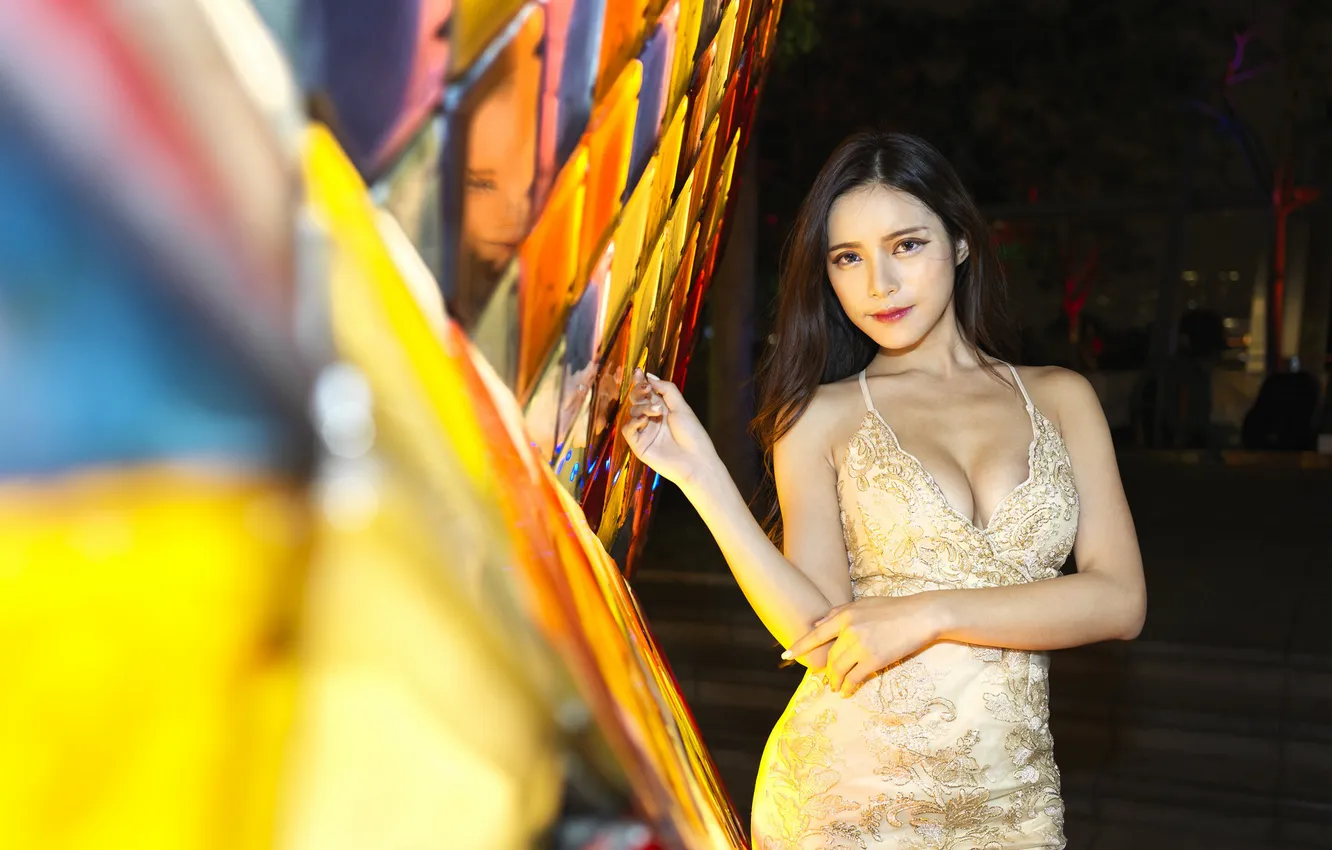 Фото обои woman, model, cute