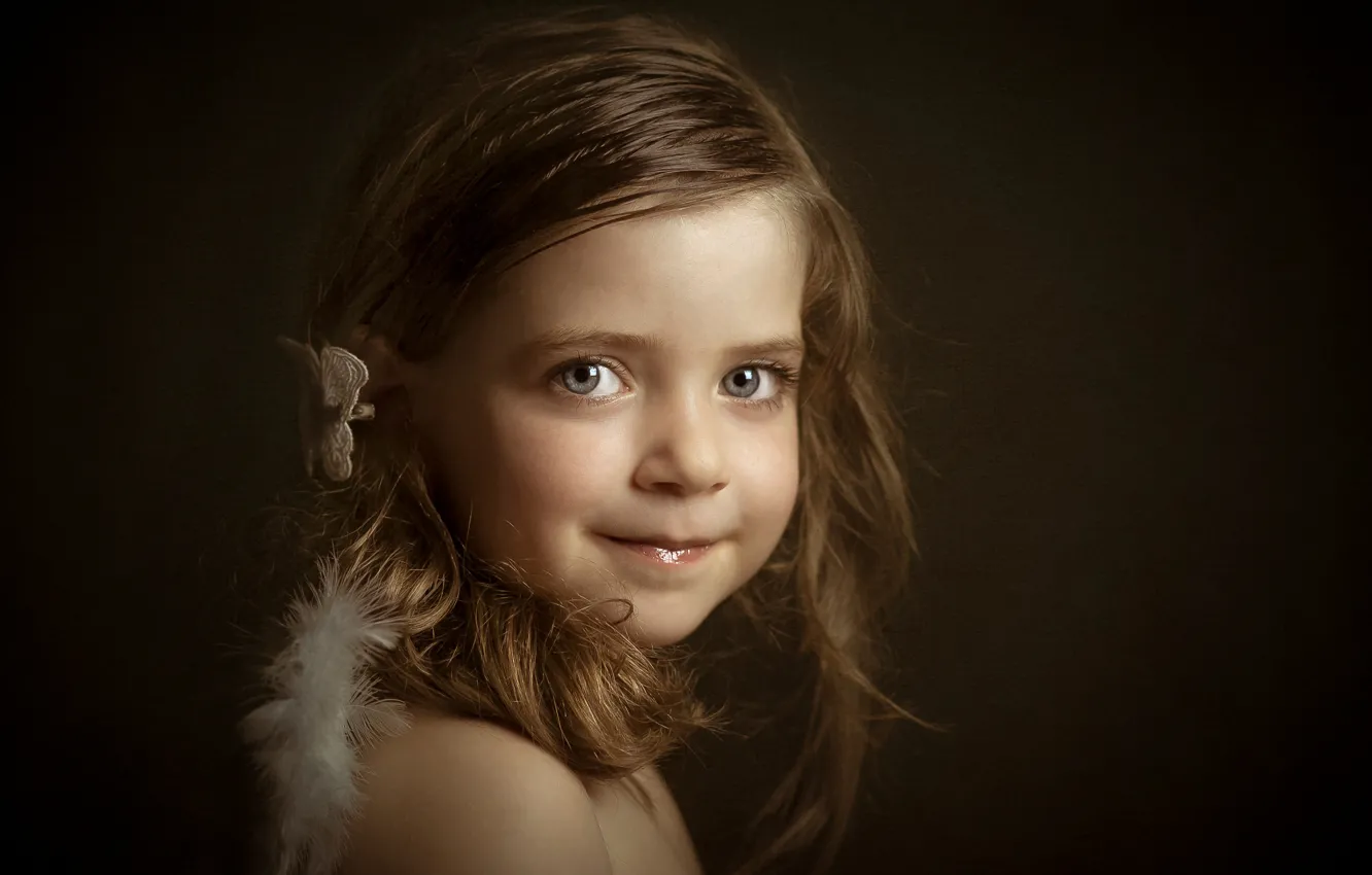 Фото обои портрет, девочка, Little Angels, Lucía