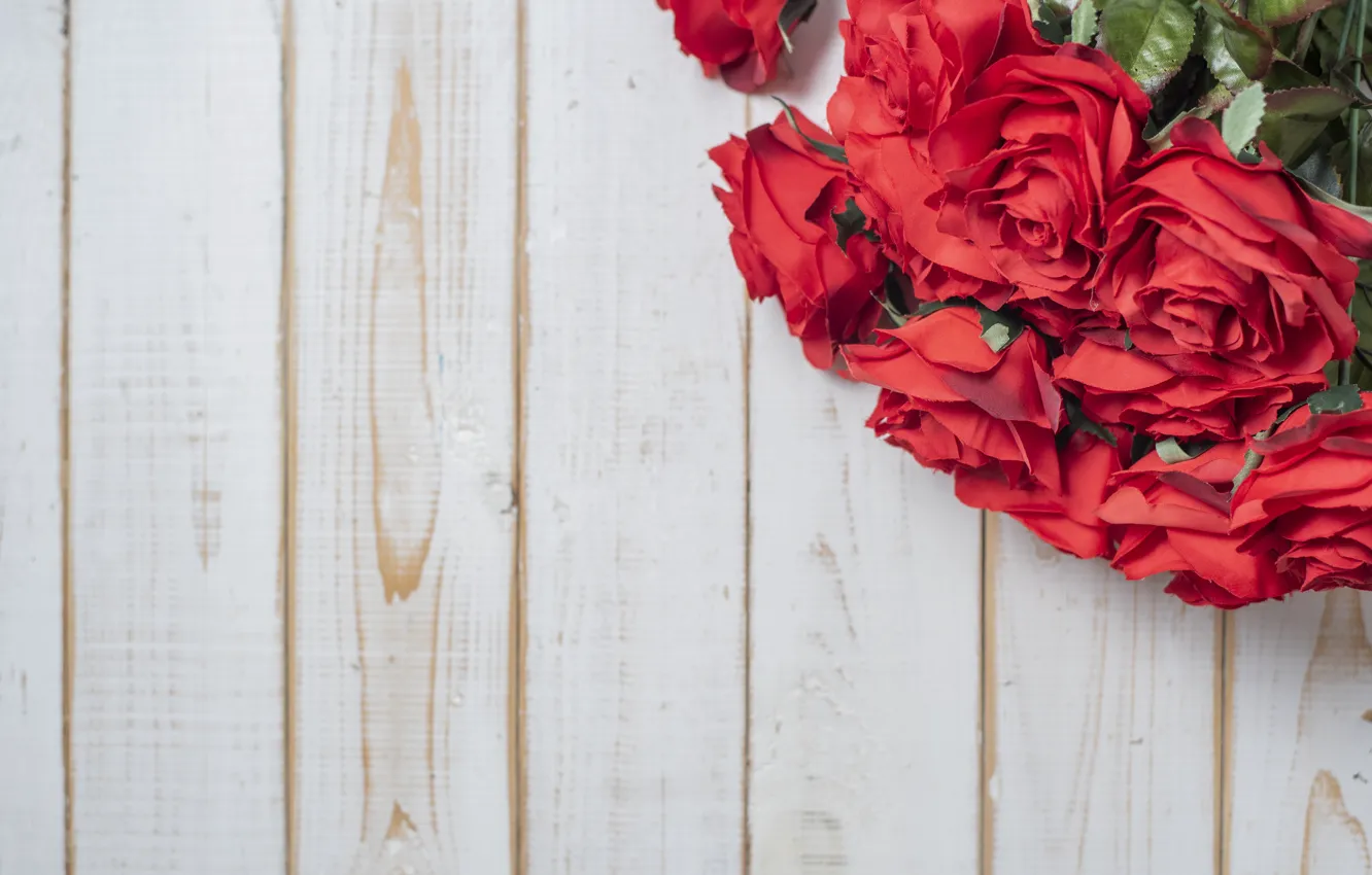 Фото обои розы, букет, red, roses, bouguet